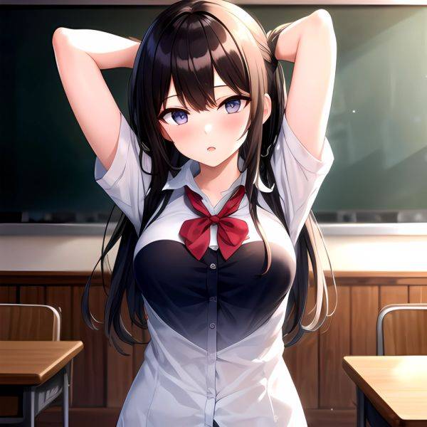 1girl Solo Schoolgirl Pov Arms Behind Head, 2185493016 - AIHentai - aihentai.co on pornintellect.com