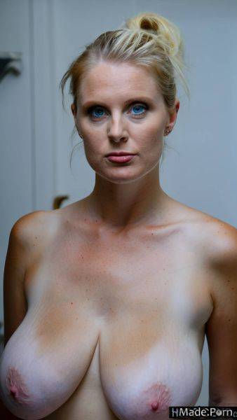 Woman 18 photo red big tits high ponytail nipples AI porn - made.porn on pornintellect.com