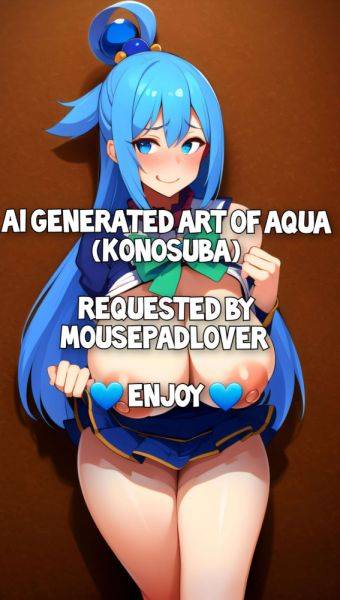 Aqua (Konosuba) - AI (Requests open) - erome.com on pornintellect.com