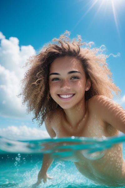 Who's your curly-haired beach holiday fling? - xgroovy.com on pornintellect.com
