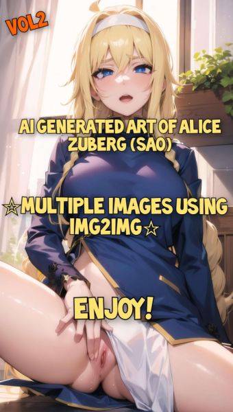 Alice Zuberg - AI Gallery (img2img) V2 - erome.com on pornintellect.com