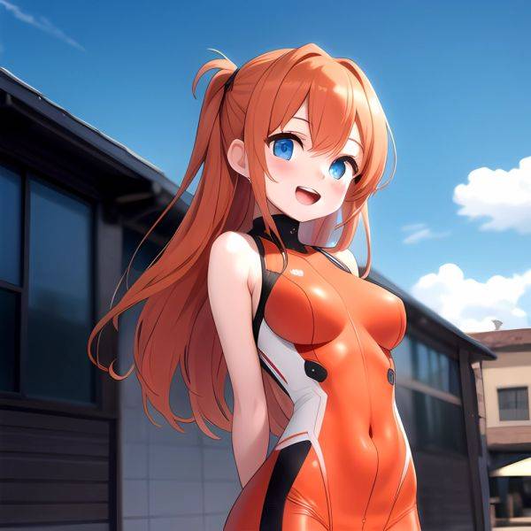 Souryuu Asuka Langley 1girl Blue Eyes Bodysuit Breasts Large Breasts Long Hair Looking At Viewer Open Mouth Orange Hair Plugsuit, 1686743895 - AIHentai - aihentai.co on pornintellect.com