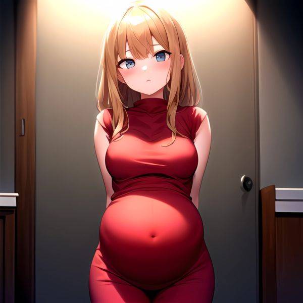 1girl Solo Standing Pregnant Facing The Viewer Arms Behind Back 1 3 Masterpiece Best Quality, 1249248203 - AIHentai - aihentai.co on pornintellect.com