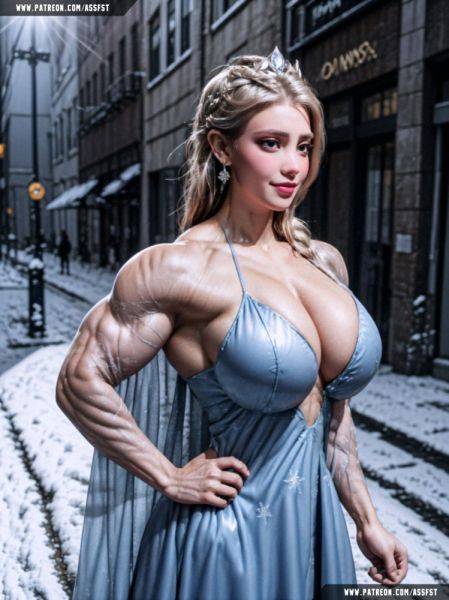 Elsa Muscle Growth AI Animation - erome.com on pornintellect.com