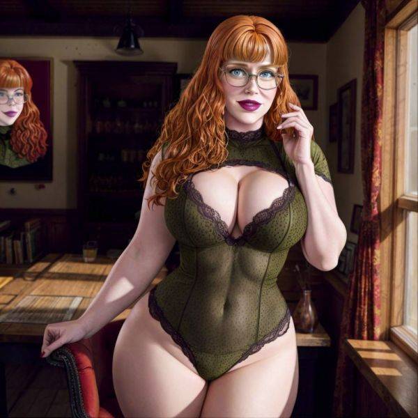 AI-generated thick curvy redheaded nerd with glasses - erome.com on pornintellect.com