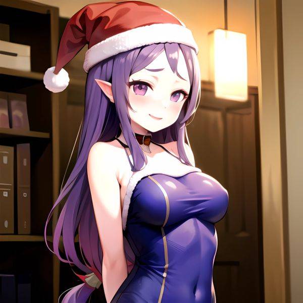 Mejiro Dober Umamusume 1girl Bell Blush Bow Christmas Ears Through Headwear Fur Trimmed Headwear Fur Trim Hat Hat Bow Horse, 752172185 - AIHentai - aihentai.co on pornintellect.com