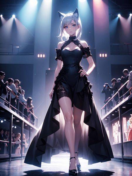 Catgirl on catwalk - xgroovy.com on pornintellect.com