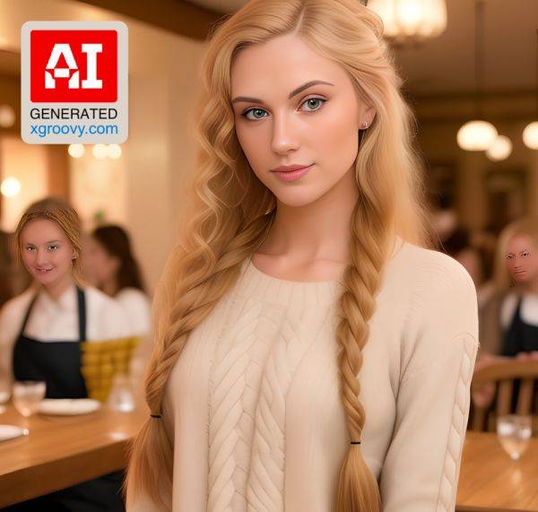 I'm a confident Dutch blonde, serving up some fucking delicious food in this cozy ass restaurant. - xgroovy.com on pornintellect.com