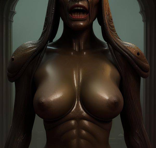 Her body glistens in the moonlight, a seductive vampire with curves to die for. - xgroovy.com on pornintellect.com