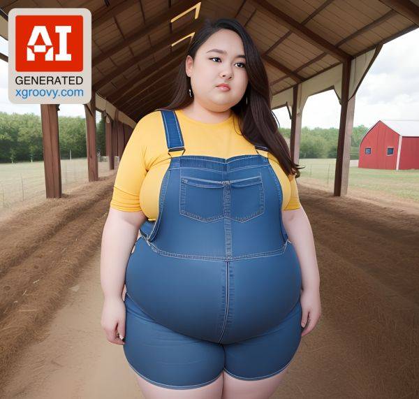 He ripped her overalls open, admiring her voluptuous curves, and whispered 'Let's get nasty on this farm! - xgroovy.com on pornintellect.com