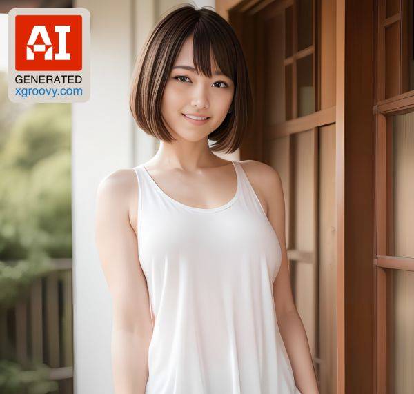 'Her perfect bobcut frame fits her beautiful, small breasts and skinny body so perfectly. Her Japanese skin glows as I want her more and more.' - xgroovy.com on pornintellect.com