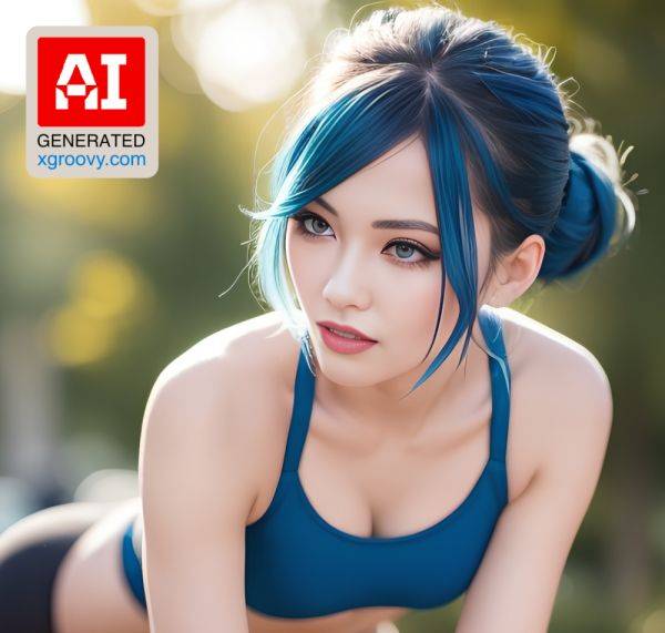 I'm a confident Thai girl with blue hair, fake lashes, and a wasp waist. I'm riding dick in a sports bra, excited and ultra-HD. F*ck yeah. - xgroovy.com on pornintellect.com