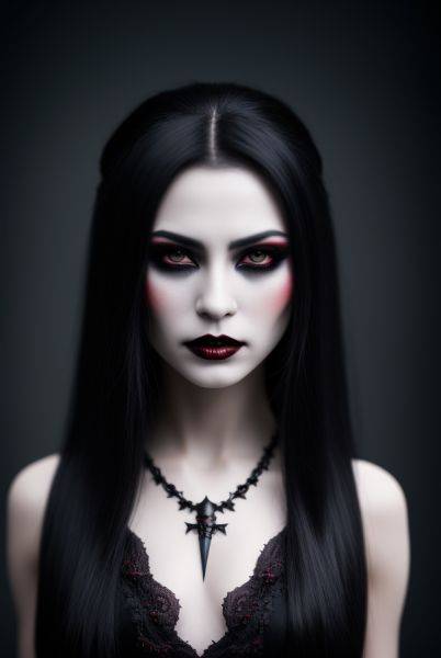 Dark Fantasy Portrait of a Beautiful Blonde Vampire - xgroovy.com on pornintellect.com