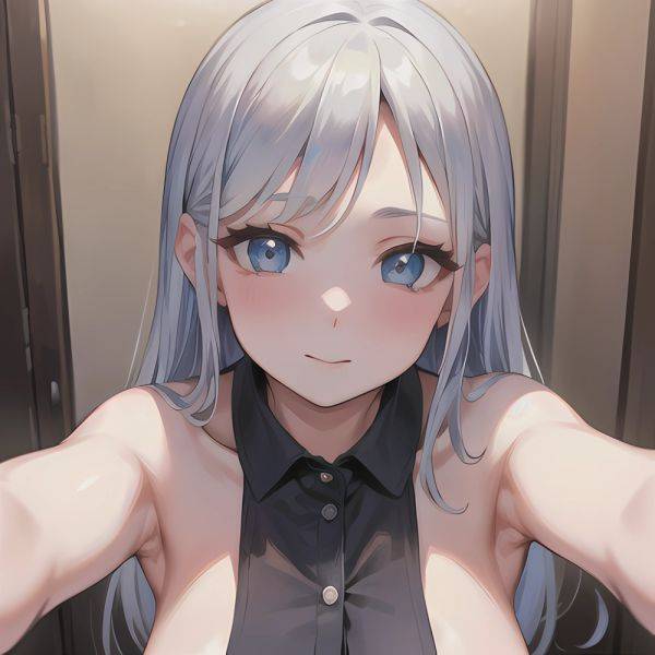 Blue Eyes Silver Hair Sexy Mature Women Naked Big Breasts Cowgirl Position Absurdres Blush 1 1 Highres Detail Masterpiece Best, 2424527859 - AIHentai - aihentai.co on pornintellect.com