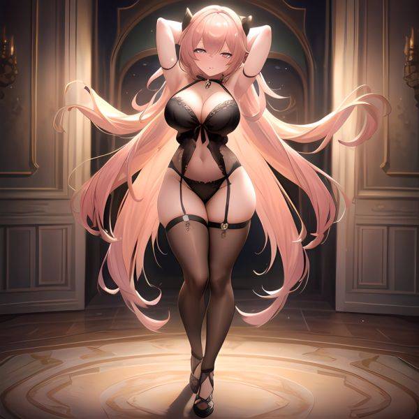 Happy Face Sexy Naughty Lingerie Big Ass Thick Thighs Absurdres Blush 1 1 Highres Detail Masterpiece Best Quality Hyper Detailed, 2363609936 - AIHentai - aihentai.co on pornintellect.com