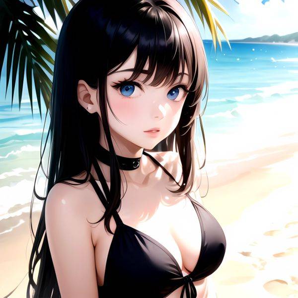 1girl Solo Beach Blue Eyes, 3159231563 - AIHentai - aihentai.co on pornintellect.com