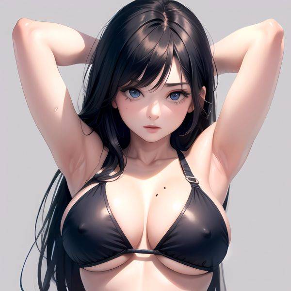 1girl Big Boobs Pov Arms Up Blue Eyes Arms Behind Head Simple Background, 1852765844 - AIHentai - aihentai.co on pornintellect.com
