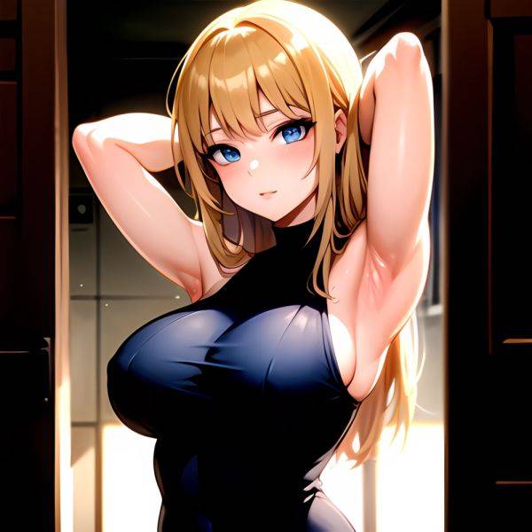 1girl Solo Big Boobs Pov Blue Eyes Armpits Arms Behind Head, 3806507944 - AIHentai - aihentai.co on pornintellect.com
