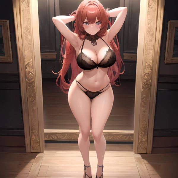 Sexy Naughty Lingerie Big Ass Thick Thighs Absurdres Blush 1 1 Highres Detail Masterpiece Best Quality Hyper Detailed 8k Best, 2641076074 - AIHentai - aihentai.co on pornintellect.com