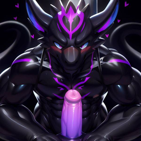 Solo Male Anthro Dragon Kemono Equine Penis Goo Transformation Black Slime Gooey Corruption Purple Glowing Liquid Glowing Penis, 1905755545 - AIHentai - aihentai.co on pornintellect.com