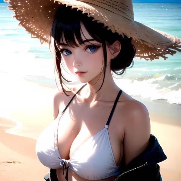 1girl Solo Beach Blue Eyes, 460157343 - AIHentai - aihentai.co on pornintellect.com