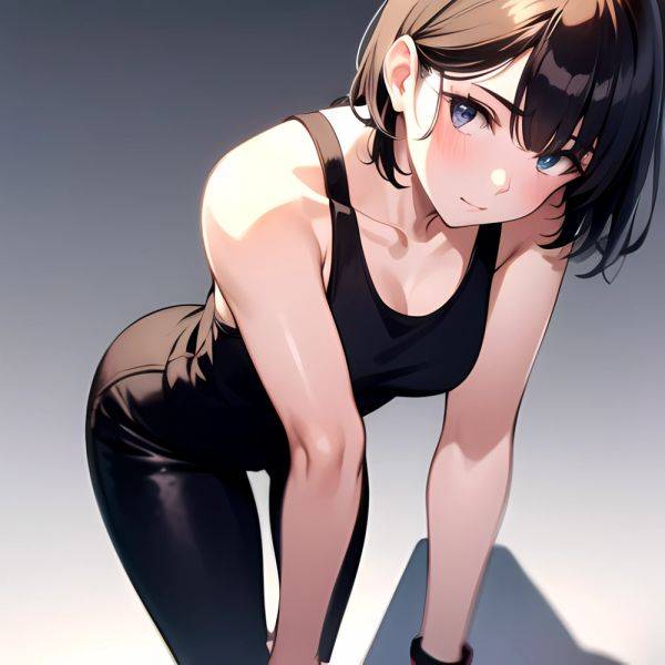 1girl Solo Tank Top Leggings Standing Fully Clothed Pov Simple Background, 3260953406 - AIHentai - aihentai.co on pornintellect.com