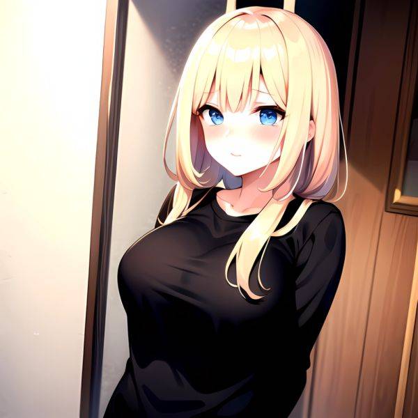 1girl Blonde Hair Blue Eyes Blush Breasts Go Toubun No Hanayome Miku Day Nakano Miku Arms Behind Back, 2983353390 - AIHentai - aihentai.co on pornintellect.com