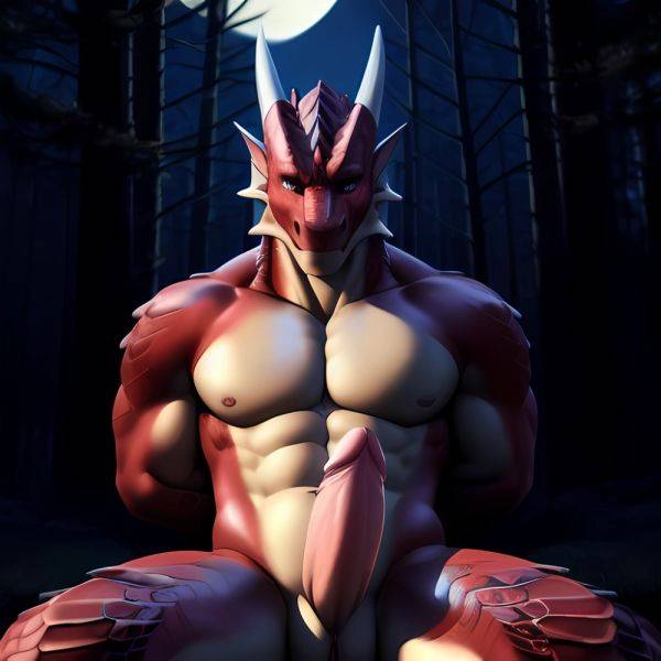 Anthro Dragon Male Solo Abs Cum Dripping Muscular Dragon Penis Genital Slit Furry Sitting Realistic Scales Detailed Scales Textu, 2675955605 - AIHentai - aihentai.co on pornintellect.com