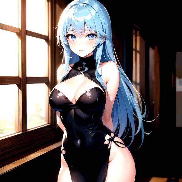 1girl Sexy Blue Eyes Arms Behind Back Facing The Camera Looking At The Camera, 3472463117 - AIHentai - aihentai.co on pornintellect.com