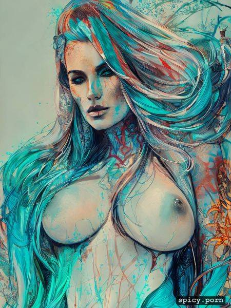 Female ghost, comprehensive cinematic, highly detailed, vibrant - spicy.porn on pornintellect.com