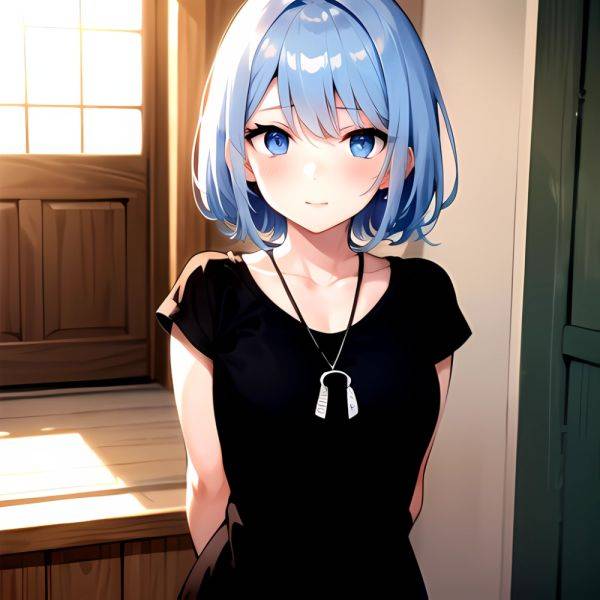 1girl Sexy Blue Eyes Arms Behind Back Facing The Camera Looking At The Camera, 3442912501 - AIHentai - aihentai.co on pornintellect.com