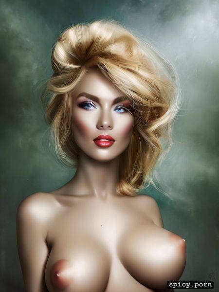 Skinny, blonde hair, naked, penetration, beautiful face, big natural tits - spicy.porn on pornintellect.com