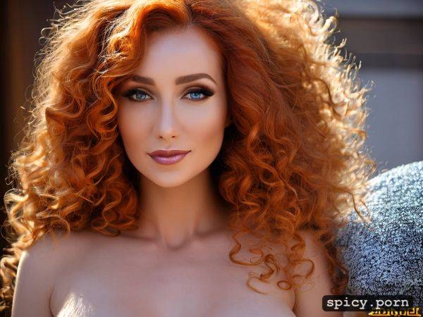 Russian lady 25 years ginger hair curly hair medium boobs happy face medium body sauna full body image close up goddess - spicy.porn - Russia on pornintellect.com