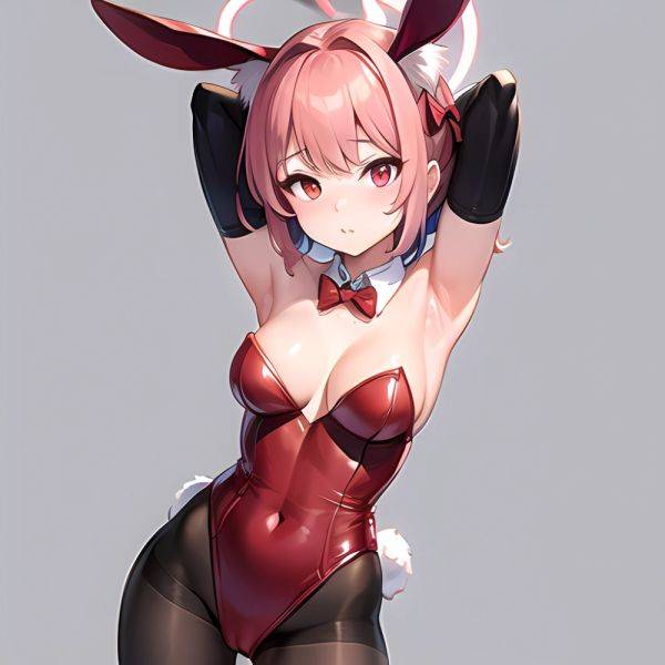 1girl Solo Animal Ears Armpits Black Hair Black Pantyhose Blue Archive Bow Bowtie Cat Ears Colored Inner Hair Coma Light825, 2819859810 - AIHentai - aihentai.co on pornintellect.com
