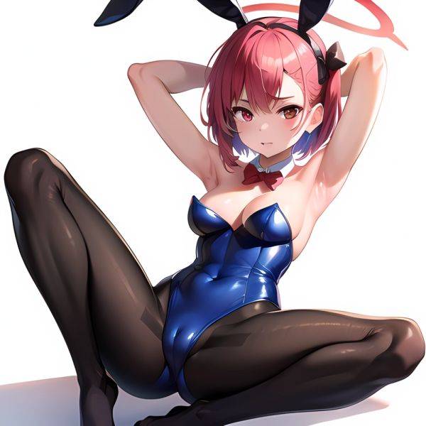 1girl Solo Animal Ears Armpits Black Hair Black Pantyhose Blue Archive Bow Bowtie Cat Ears Colored Inner Hair Coma Light825, 4248245341 - AIHentai - aihentai.co on pornintellect.com