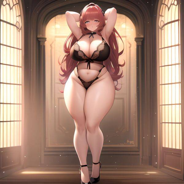 Happy Face Sexy Naughty Lingerie Big Ass Very Thick Obese 1 4 Absurdres Blush 1 1 Highres Detail Masterpiece Best, 1498001412 - AIHentai - aihentai.co on pornintellect.com