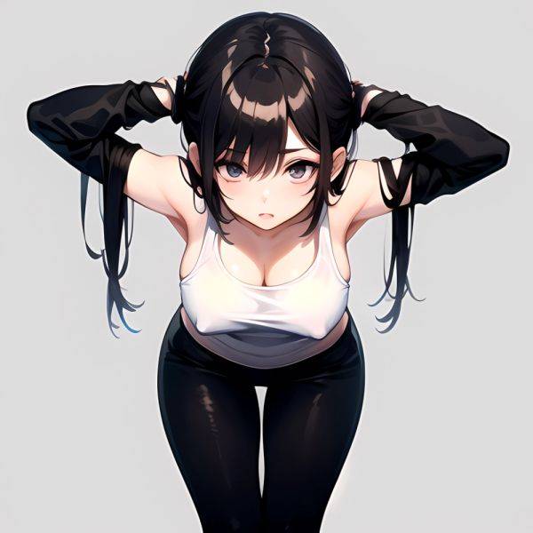 1girl Solo Tank Top Leggings Standing Fully Clothed Pov Simple Background, 1702824972 - AIHentai - aihentai.co on pornintellect.com