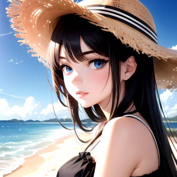 1girl Solo Beach Blue Eyes, 811607318 - AIHentai - aihentai.co on pornintellect.com