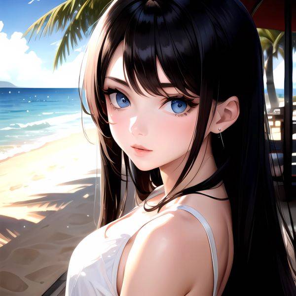 1girl Solo Beach Blue Eyes, 547842186 - AIHentai - aihentai.co on pornintellect.com