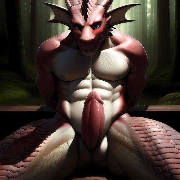 Anthro Dragon Male Solo Abs Cum Dripping Muscular Dragon Penis Genital Slit Furry Sitting Realistic Scales Detailed Scales Textu, 580610272 - AIHentai - aihentai.co on pornintellect.com