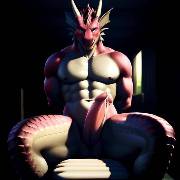 Anthro Dragon Male Solo Abs Cum Dripping Muscular Dragon Penis Genital Slit Furry Sitting Realistic Scales Detailed Scales Textu, 2826986890 - AIHentai - aihentai.co on pornintellect.com