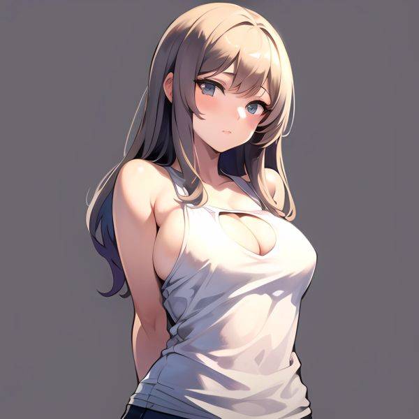 1girl Solo Big Boobs Pov Arms Behind Back Simple Background, 3352691649 - AIHentai - aihentai.co on pornintellect.com