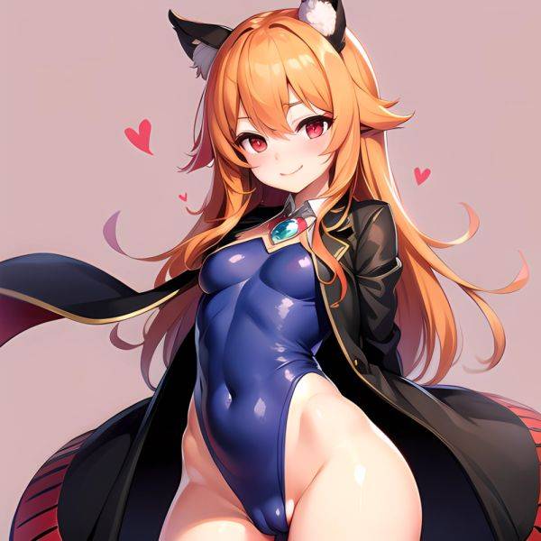 1girl Mature Belt Blush Breasts Cameltoe Gem Heart Highres Hyper Blossom Jacket Jewelry Leotard Long Hair Magical Girl Orange Ha, 3389394353 - AIHentai - aihentai.co on pornintellect.com