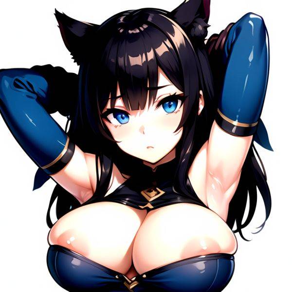 1girl Solo Big Boobs Pov Blue Eyes Armpits Arms Behind Head, 4239821261 - AIHentai - aihentai.co on pornintellect.com