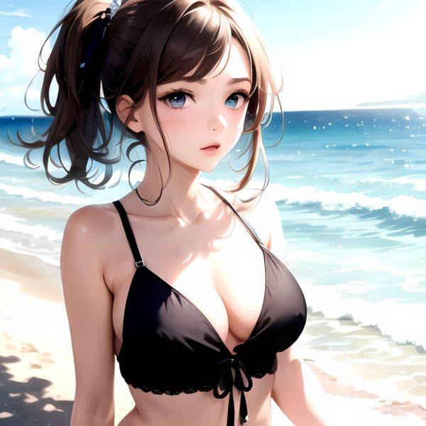 1girl Solo Beach Blue Eyes, 3616818232 - AIHentai - aihentai.co on pornintellect.com
