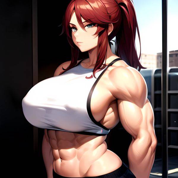 Girl Muscular Big Muscles Huge Muscles Bodybuilder Strong Arms Behind Back, 2594338534 - AIHentai - aihentai.co on pornintellect.com