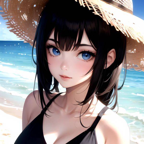 1girl Solo Beach Blue Eyes, 46664066 - AIHentai - aihentai.co on pornintellect.com