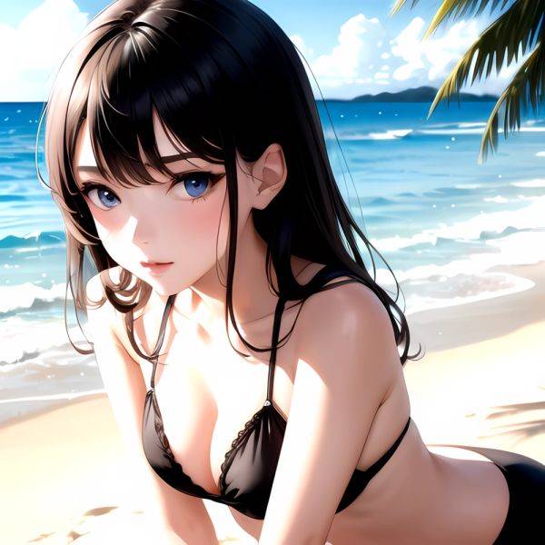 1girl Solo Beach Blue Eyes, 3449690169 - AIHentai - aihentai.co on pornintellect.com