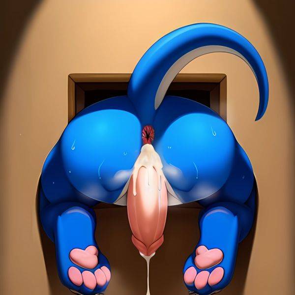 Furry Solo Dragon Glory Hole Through Wall Ass Focus Penis Anus Legs Pawpads Genital Slit Motion Lines Trembling Steam Sweat, 1598492760 - AIHentai - aihentai.co on pornintellect.com