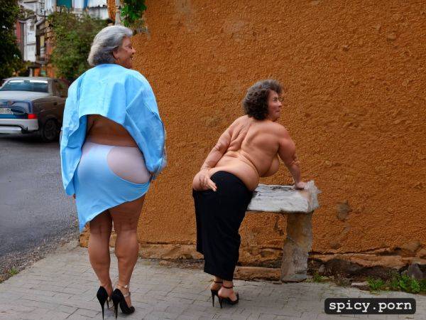 Fat ass, mature, two old woman, big leg, nude, full body, face - spicy.porn on pornintellect.com